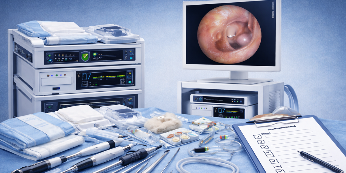 Checklist para preparar tu quirófano de ORL con equipo en renta